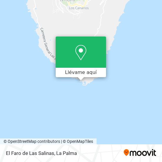 Mapa El Faro de Las Salinas
