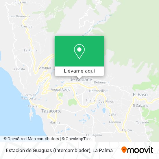 Mapa Estación de Guaguas (Intercambiador)