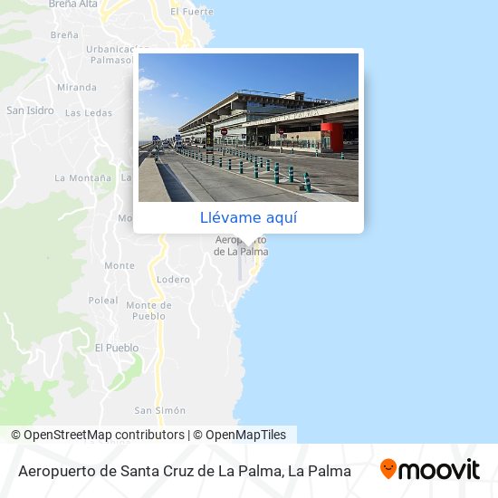 ¿Cómo llegar a Aeropuerto de Santa Cruz de La Palma en Santa Cruz De La Palma en Autobús?