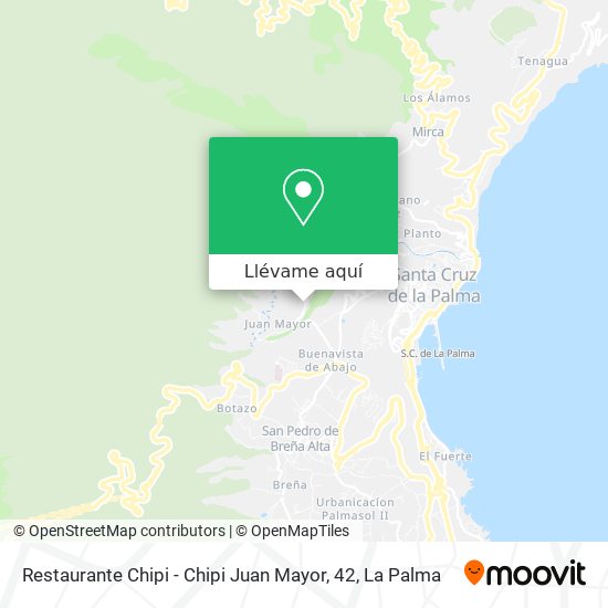 Mapa Restaurante Chipi - Chipi Juan Mayor, 42