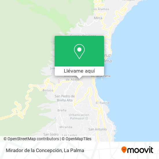 Mapa Mirador de la Concepción