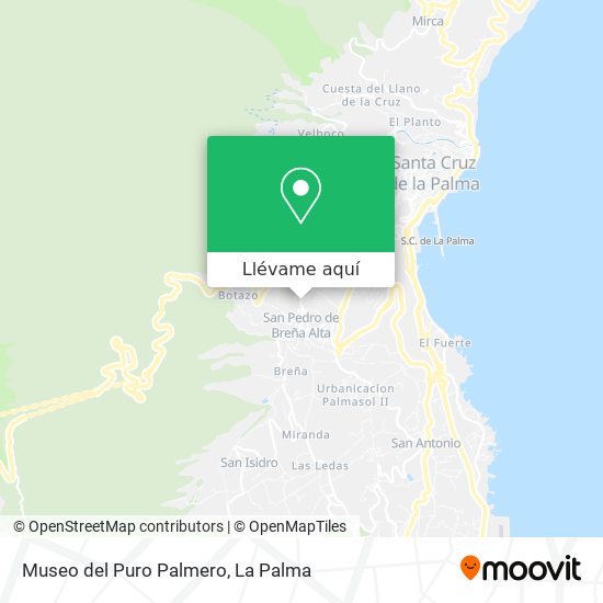Mapa Museo del Puro Palmero