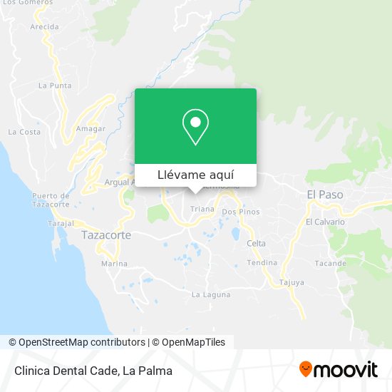 Mapa Clinica Dental Cade