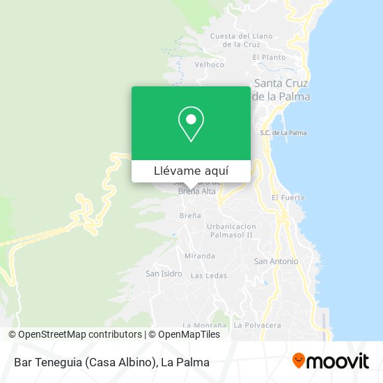 Mapa Bar Teneguia (Casa Albino)