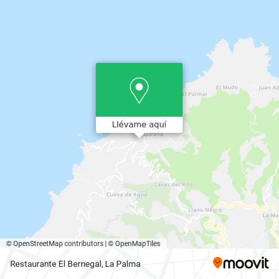 Mapa Restaurante El Bernegal