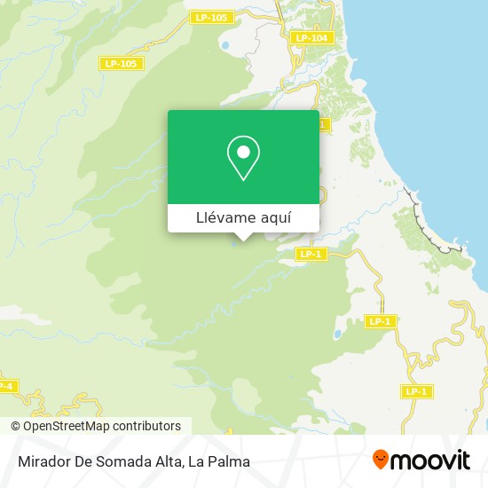 Mapa Mirador De Somada Alta