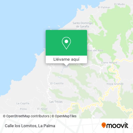Mapa Calle los Lomitos