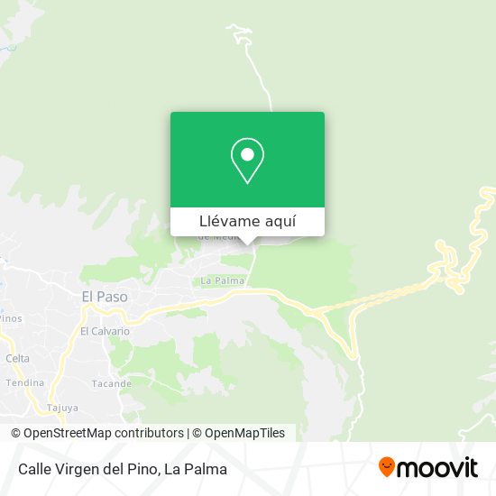 Mapa Calle Virgen del Pino