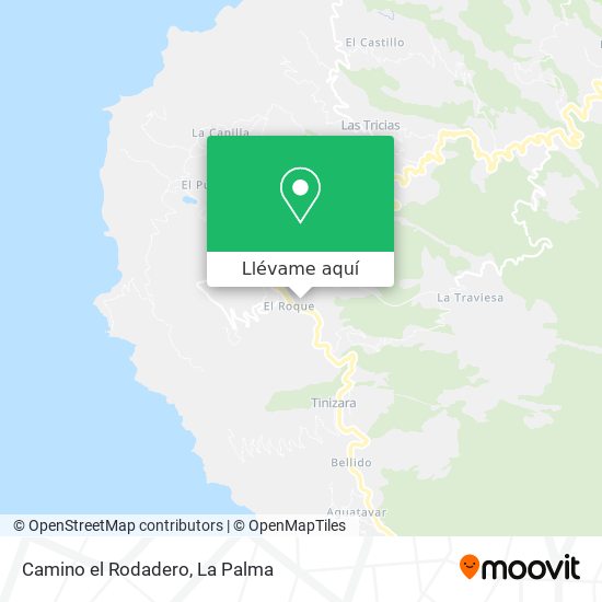 Mapa Camino el Rodadero