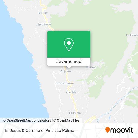 Mapa El Jesús & Camino el Pinar