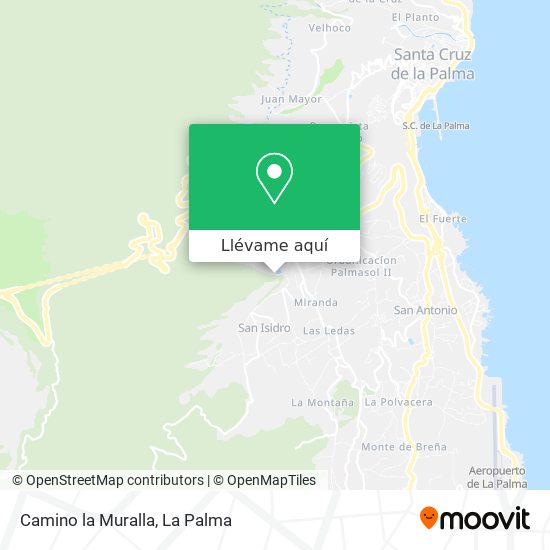 Mapa Camino la Muralla