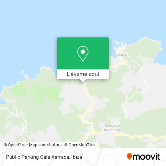 Mapa Public Parking Cala Xarraca