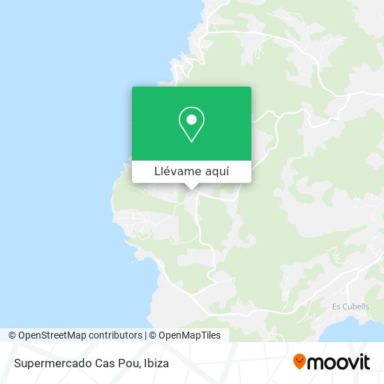 Mapa Supermercado Cas Pou