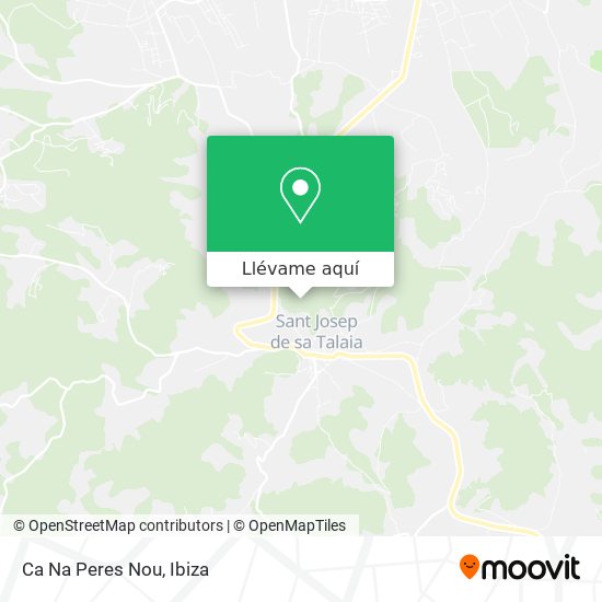 Mapa Ca Na Peres Nou