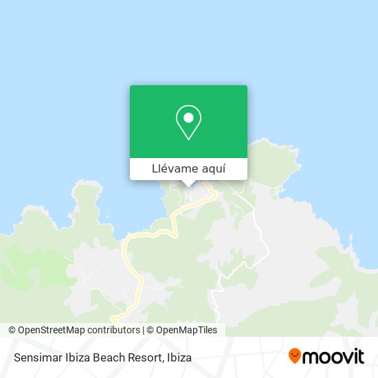 Mapa Sensimar Ibiza Beach Resort