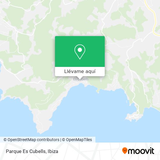 Mapa Parque Es Cubells