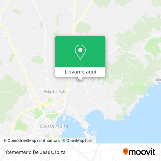 Mapa Cementerio De Jesús