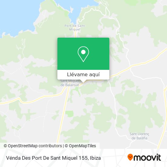 Mapa Vénda Des Port De Sant Miquel 155