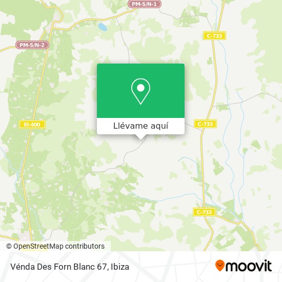 Mapa Vénda Des Forn Blanc 67