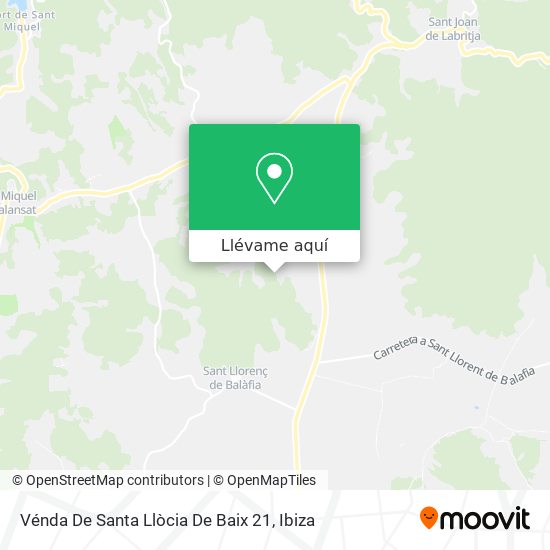 Mapa Vénda De Santa Llòcia De Baix 21