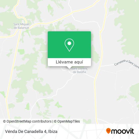 Mapa Vénda De Canadella 4