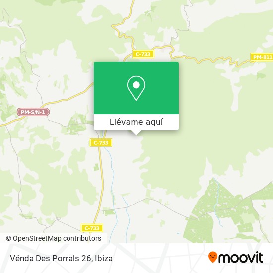Mapa Vénda Des Porrals 26