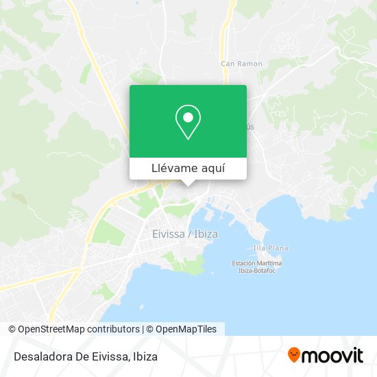 Mapa Desaladora De Eivissa