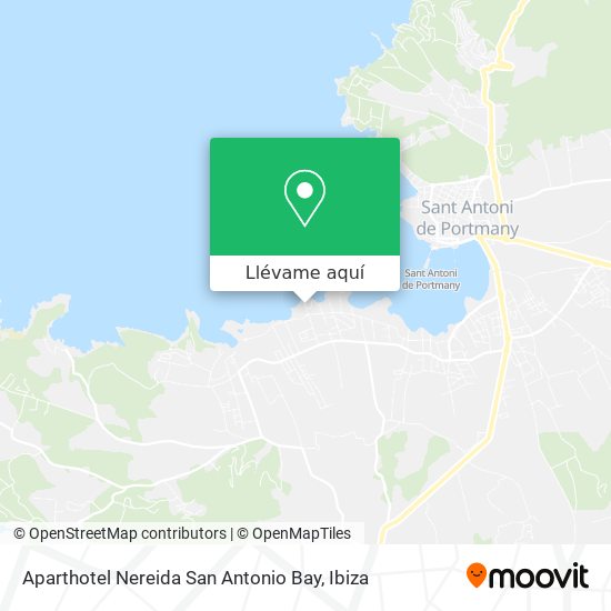 Mapa Aparthotel Nereida San Antonio Bay