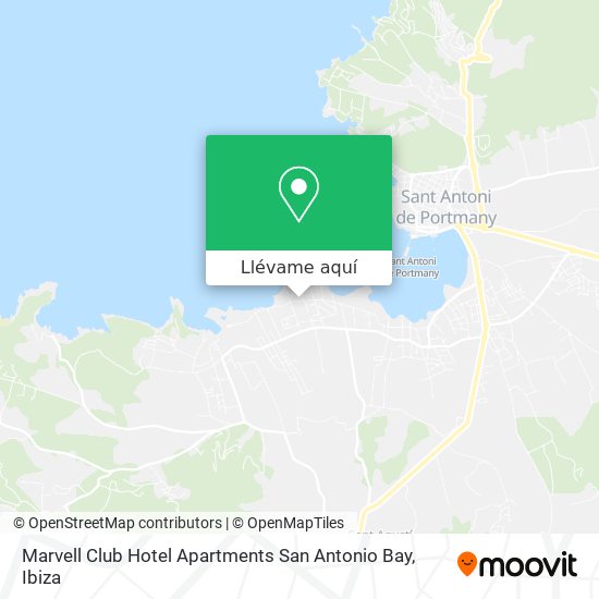 Mapa Marvell Club Hotel Apartments San Antonio Bay