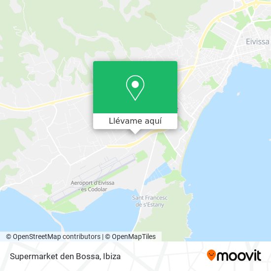 Mapa Supermarket den Bossa
