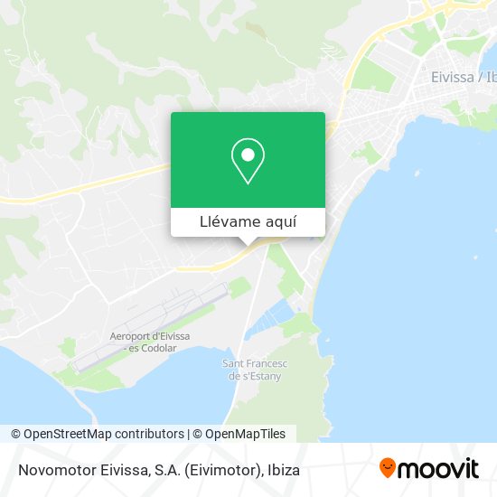 Mapa Novomotor Eivissa, S.A. (Eivimotor)