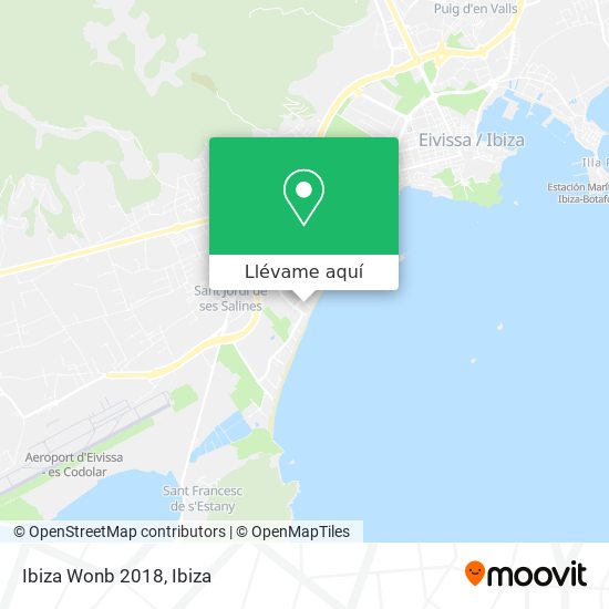 Mapa Ibiza Wonb 2018