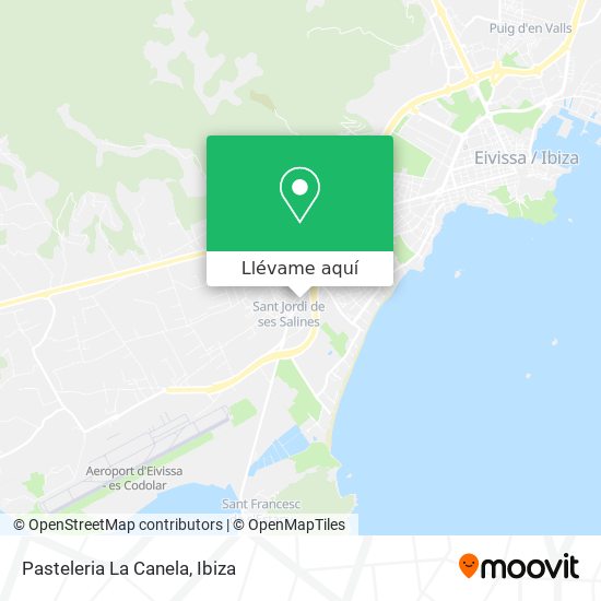 Mapa Pasteleria La Canela