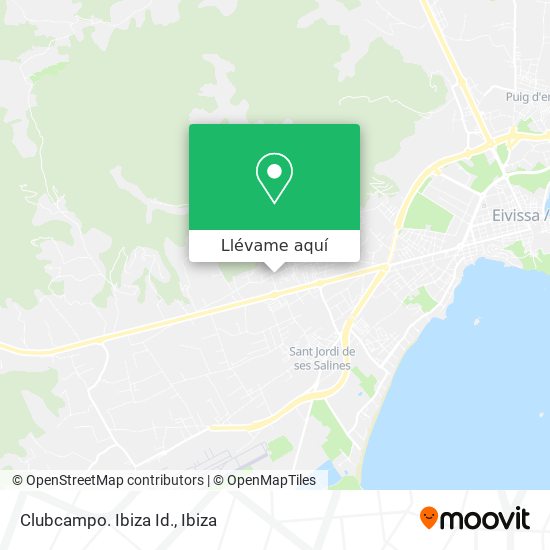 Mapa Clubcampo. Ibiza Id.