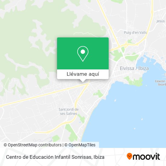 Mapa Centro de Educación Infantil Sonrisas