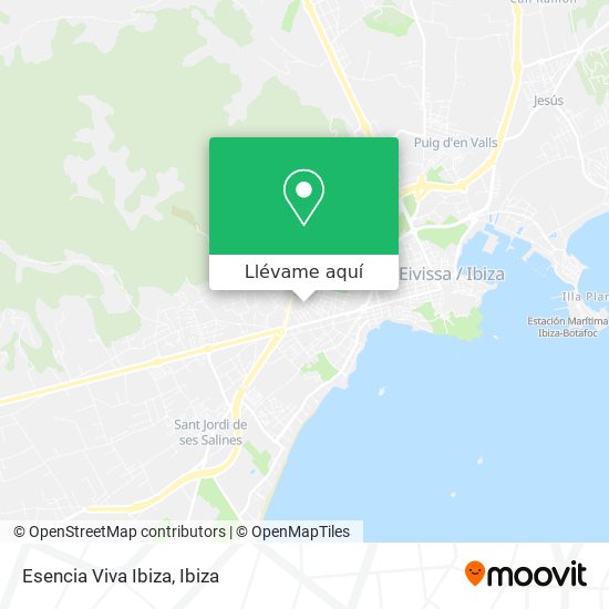 Mapa Esencia Viva Ibiza