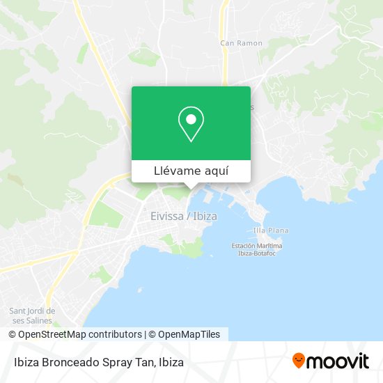 Mapa Ibiza Bronceado Spray Tan