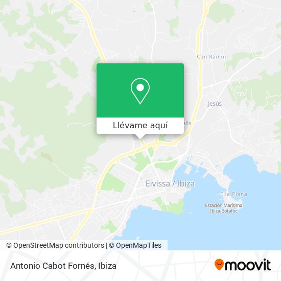 Mapa Antonio Cabot Fornés