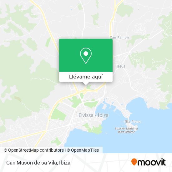 Mapa Can Muson de sa Vila