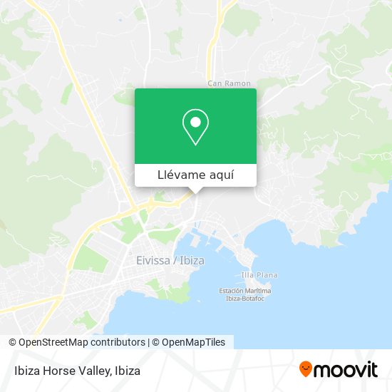 Mapa Ibiza Horse Valley