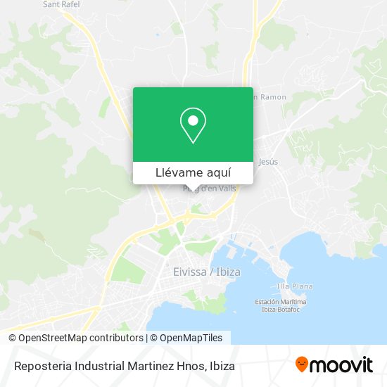 Mapa Reposteria Industrial Martinez Hnos