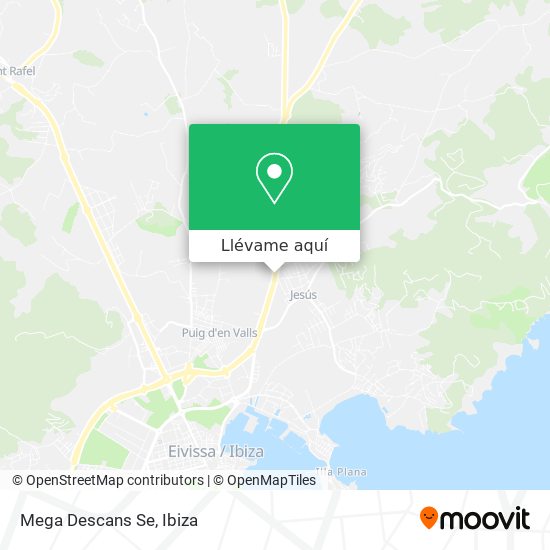 Mapa Mega Descans Se