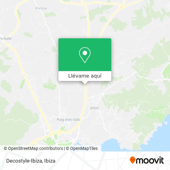 Mapa Decostyle-Ibiza