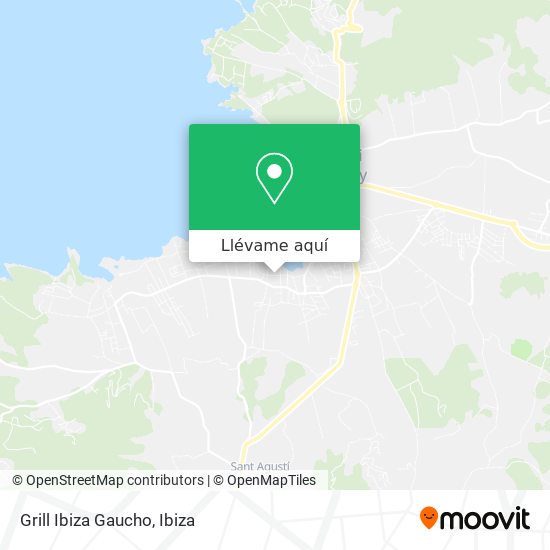 Mapa Grill Ibiza Gaucho