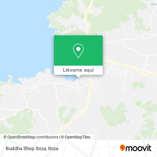 Mapa Buddha Shop Ibiza