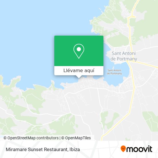 Mapa Miramare Sunset Restaurant