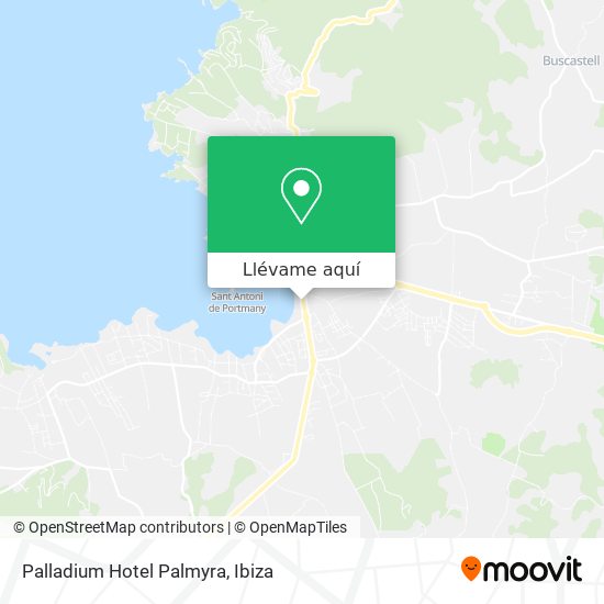 Mapa Palladium Hotel Palmyra