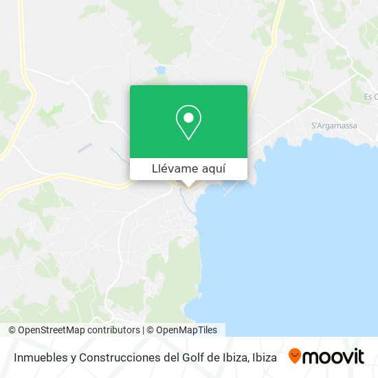 Mapa Inmuebles y Construcciones del Golf de Ibiza