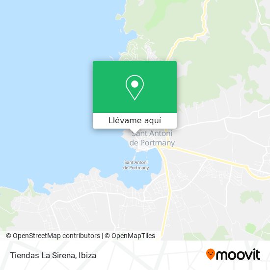 Mapa Tiendas La Sirena