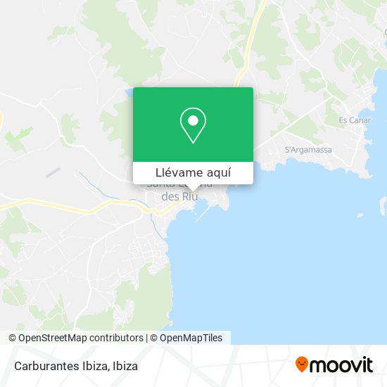 Mapa Carburantes Ibiza